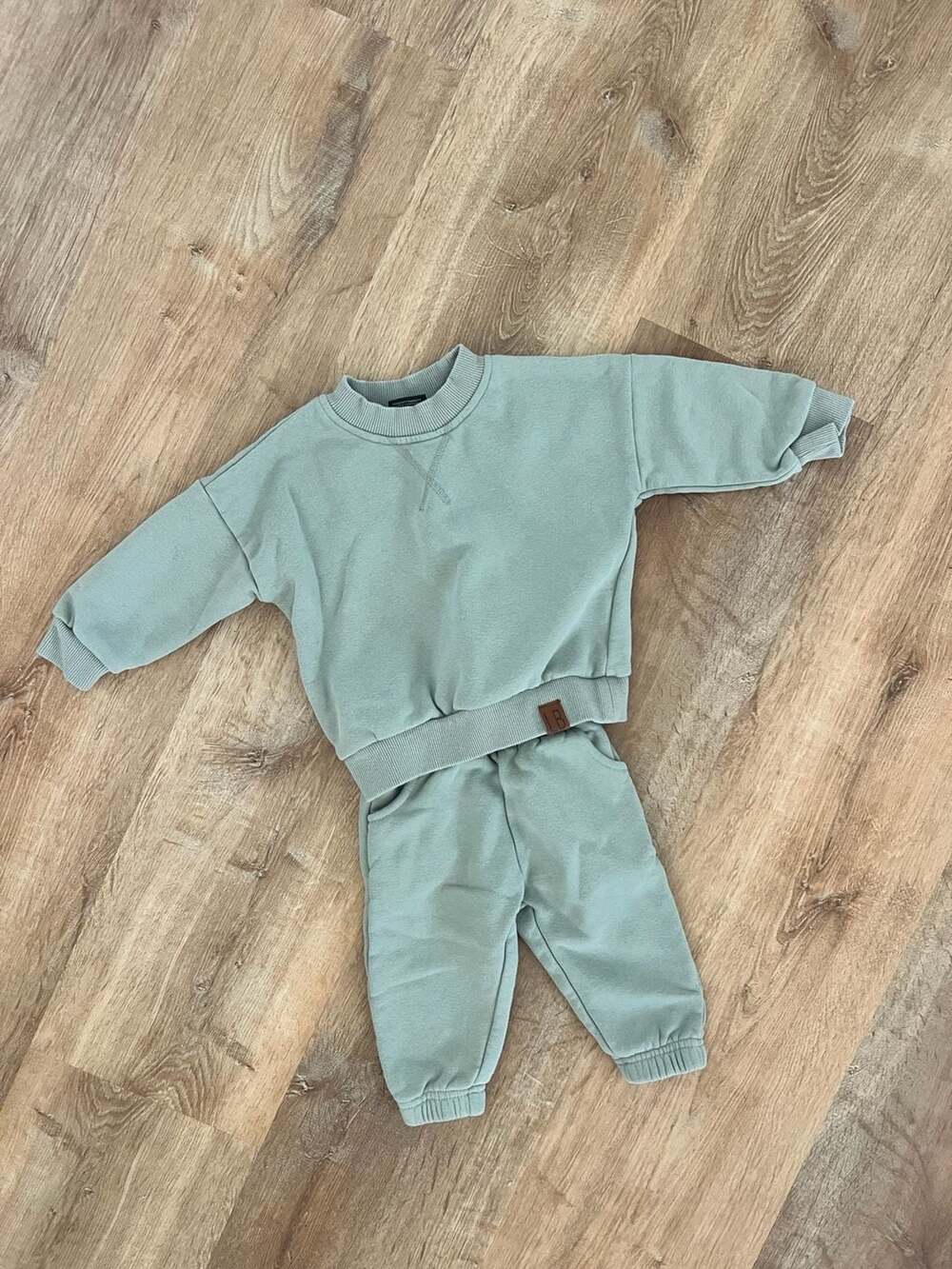 Little Bipsy Collection Sage Green Sweatshirt and Jogger Set